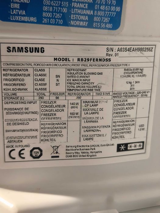 Lodówka Samsung 60cm