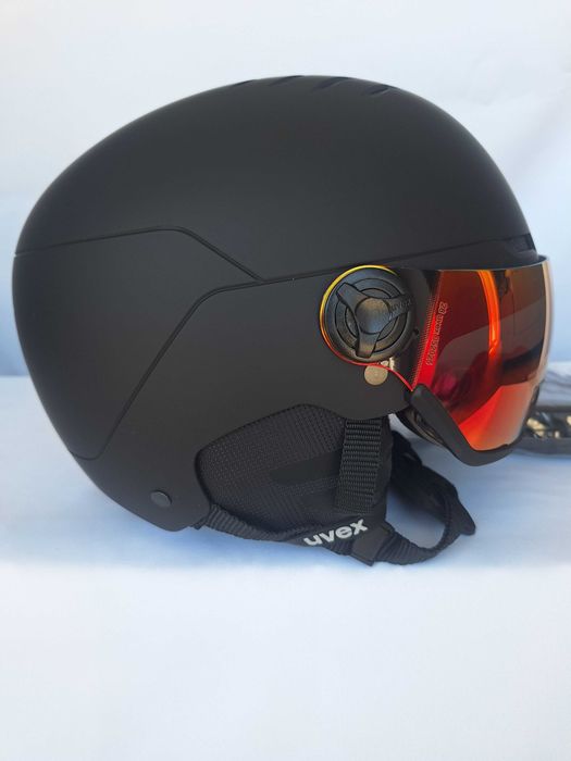 Kask narciarski Uvex Wanted Visor Black Mat L 58-61cm