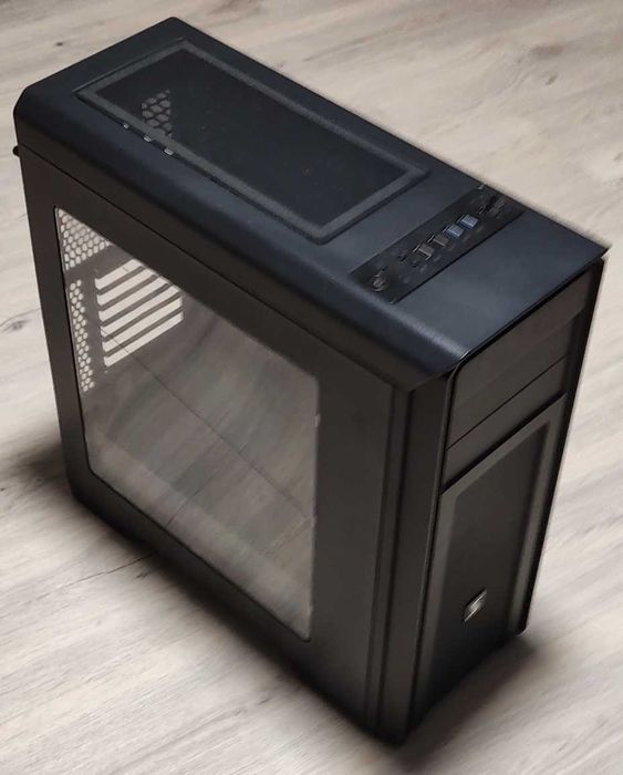 Obudowa komputerowa SilentiumPC Gladius M35W Pure Black z oknem