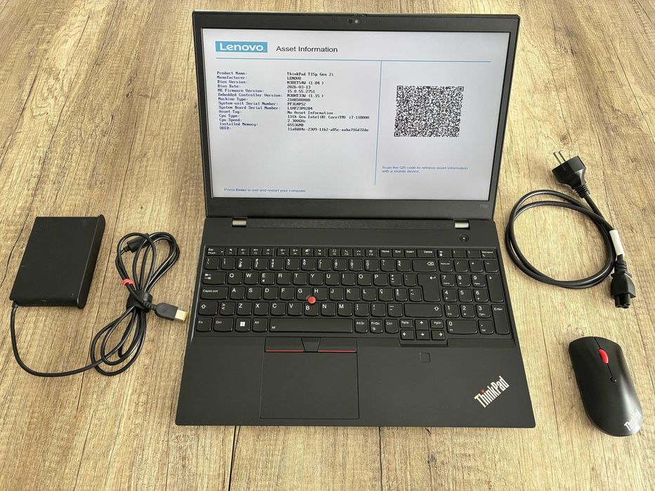 Lenovo ThinkPad T15p G2 i7 | 64GB RAM | 1TB SSD | GTX 1650