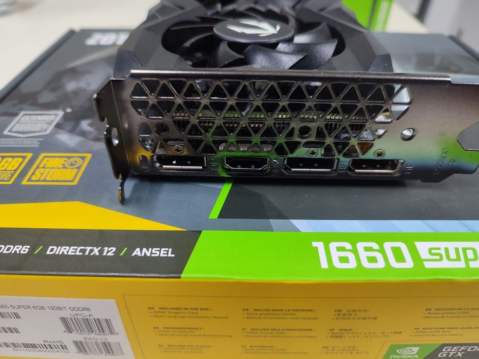 Gráfica gtx 1660 super