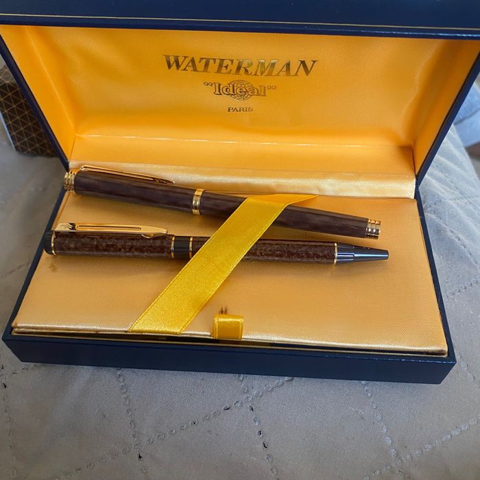 Canetas parker monte blanc com certificado na caixa original várias