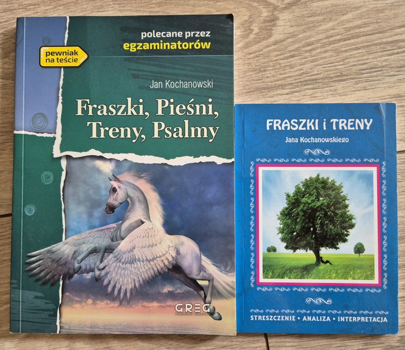 Fraszki,pieśni,treny,psalmy GREG+ super streszczenie. Lektura do SP.