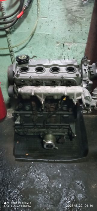 Двигатель,коробка ,рулевая рейка.