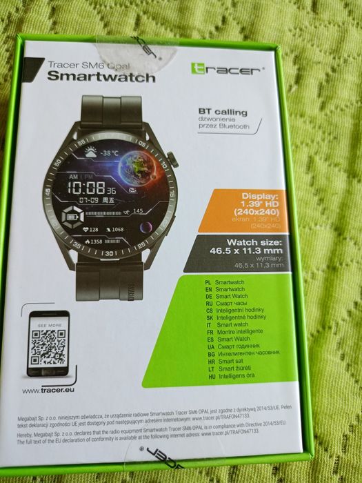 Smartwatch Tracer SM6 Opal