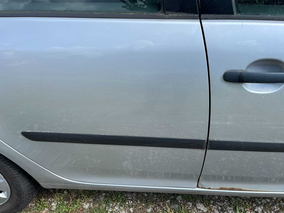 drzwi tył tylne tylnie prawe vw golf v 5 1k0 2003 -2009 hatchback 5 drzwi la7w srebrne