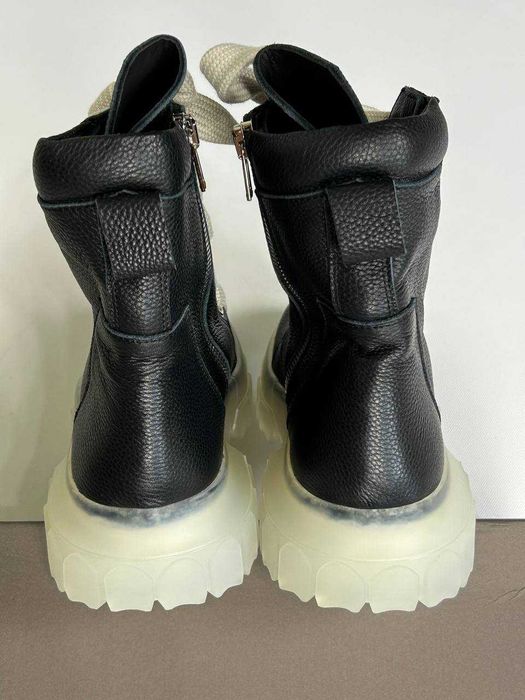 Rick Owens Bozo Tractor Jumbo Lace Boots ботинки черные lunar DRKSHDW