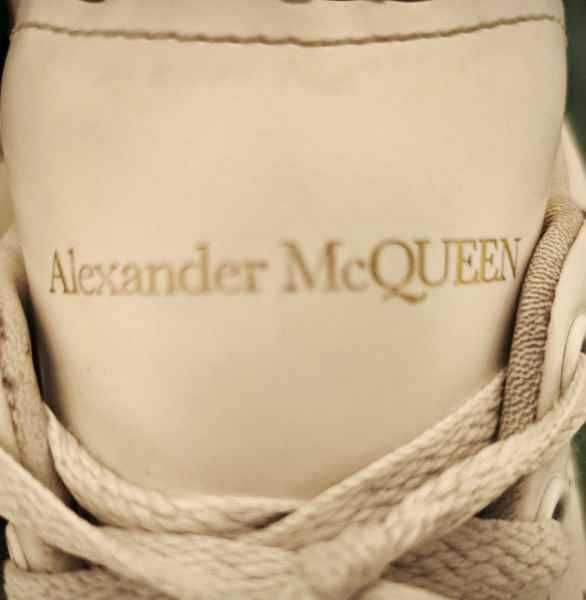 Skórzane sneakersy Alexander McQueen