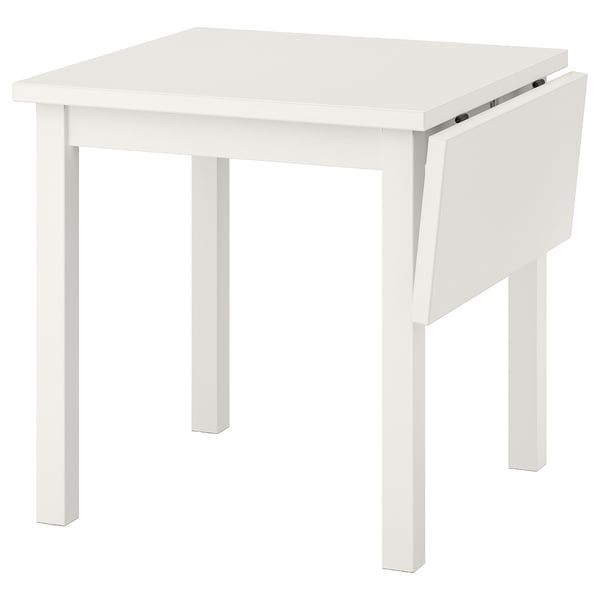 Mesa branca rebatível