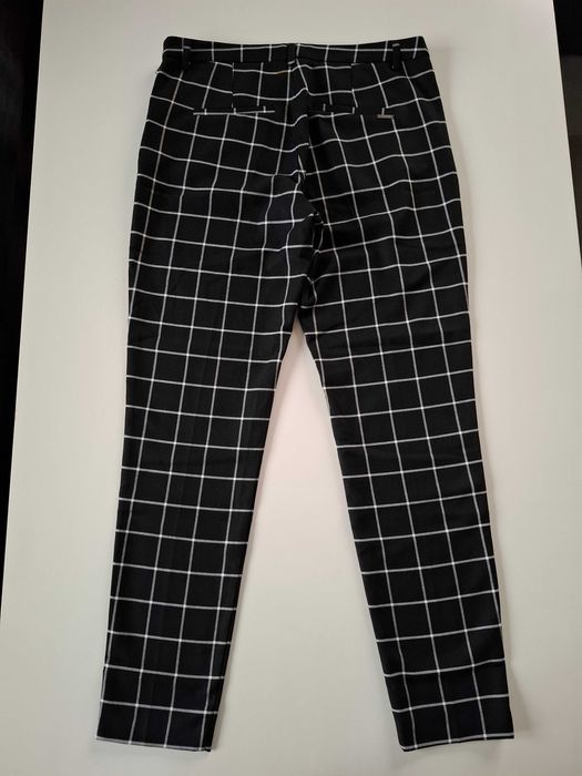 Spodnie materiałowe w kratkę Orsay 36