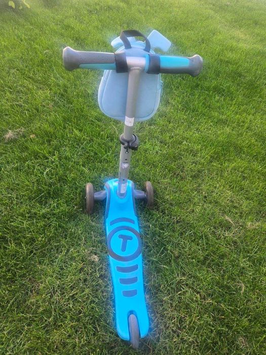 Триколісний самокат Smart Trike Scooter T1 Blue + рюкзак