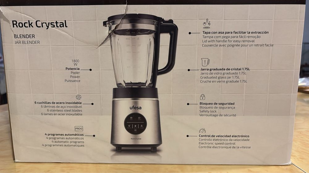 Liquidificador Ufesa rock crystal