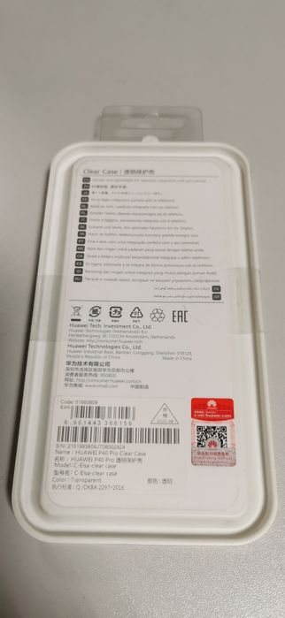 Etui do Huawei P40 Pro Clear Case oryginał