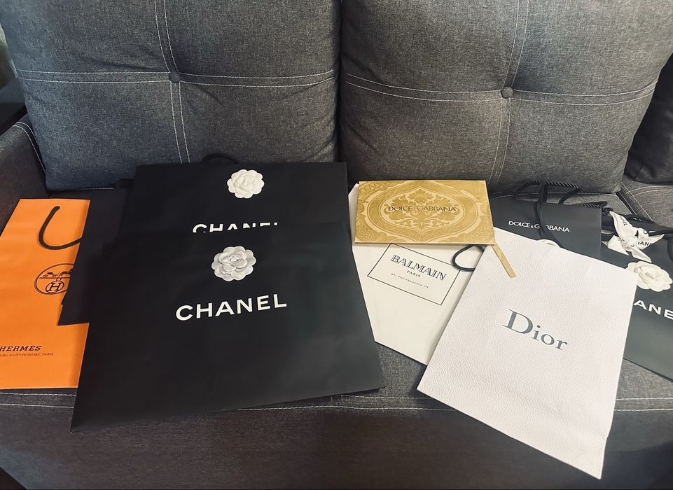Оригинальные брендовые пакеты (Hermes, Chanel, Dolce Gabbana, Balmain, Dior)