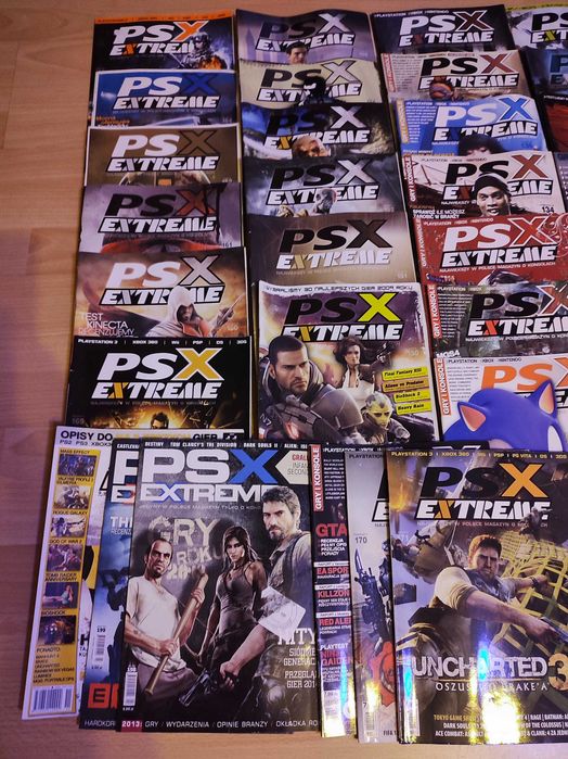 Czasopisma PSX extreme 33 sztuk archiwalne numery