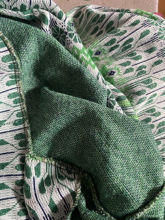 Dzianinowa sukienka Tricot Wrocław PRL lata 70 unikat