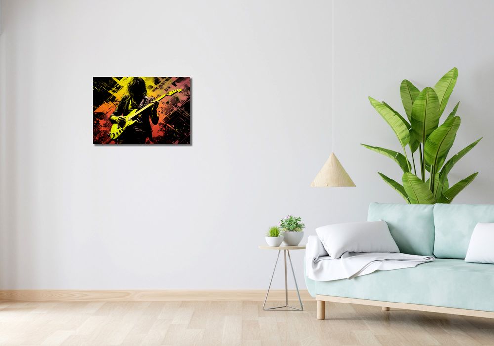 Obraz 60x40cm Gitarowa Pasja Na Elektryku
