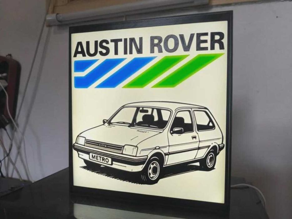 Lightbox Luminaria decorativa Austin Rover Metro