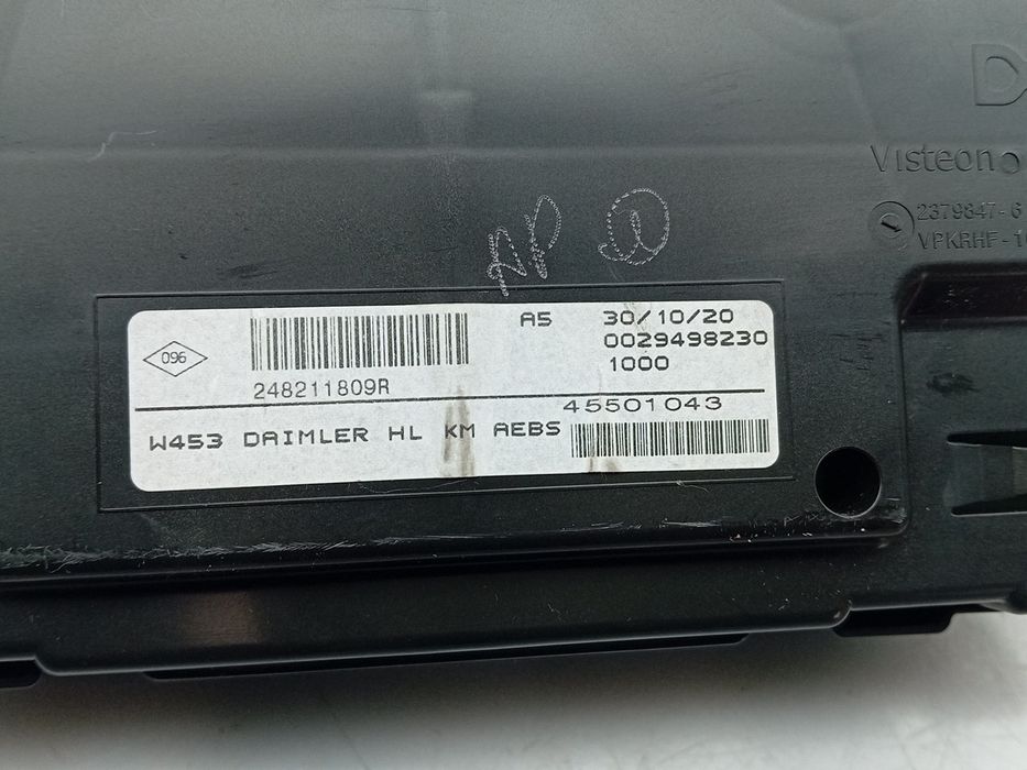Quadrante / painel de instrumentos SMART ForTwo Coupé (453)