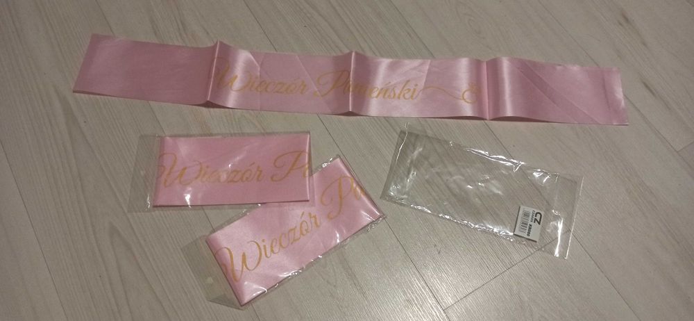 Szarfy wieczór panieński 3 sztuki