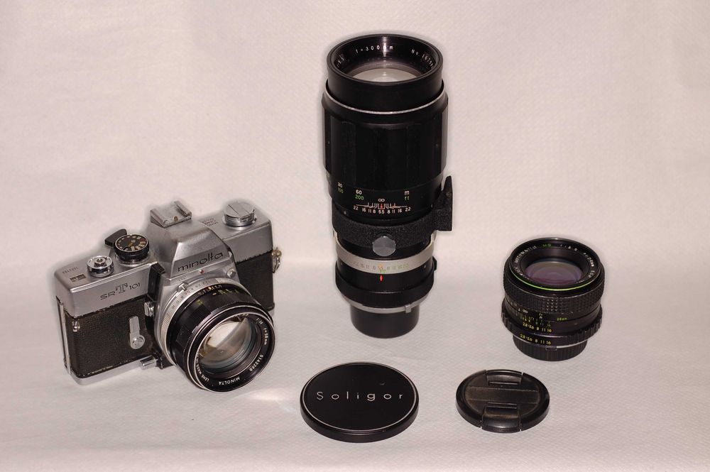 Soligor Tele-Auto 300 mm 1:5,5 - Minolta MD - T4 Mount