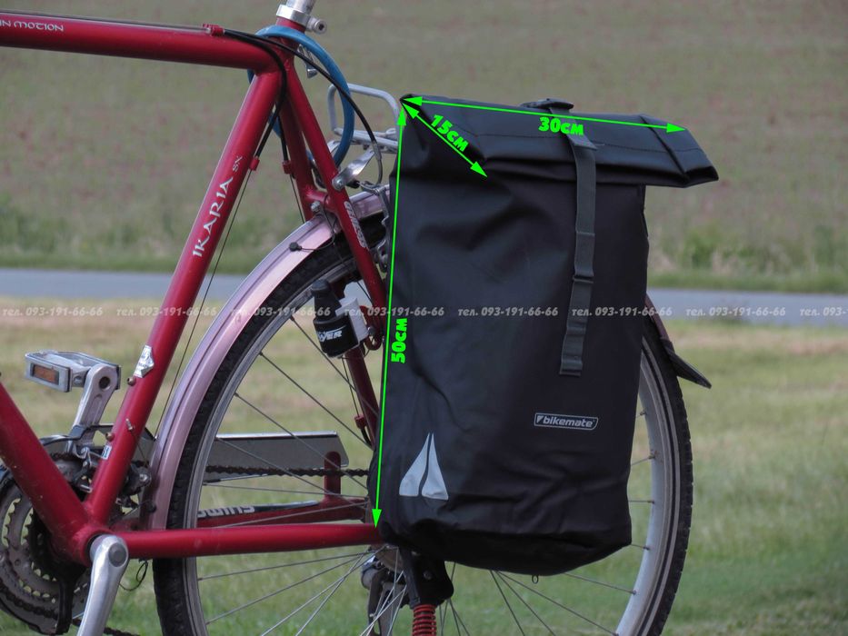 Рюкзак мото вело сумка непромокаемая Германия Bikemate