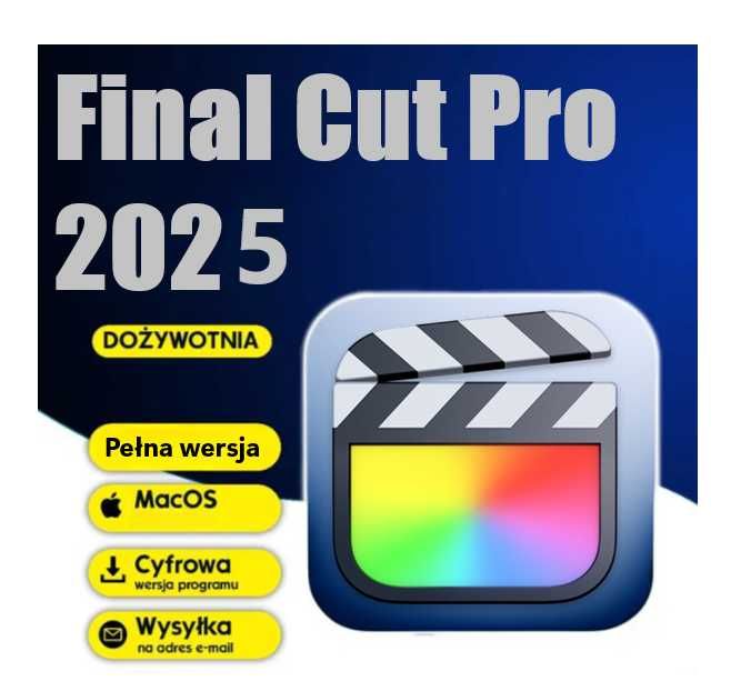 Final Cut Pro 2025 MacOS Na stałe