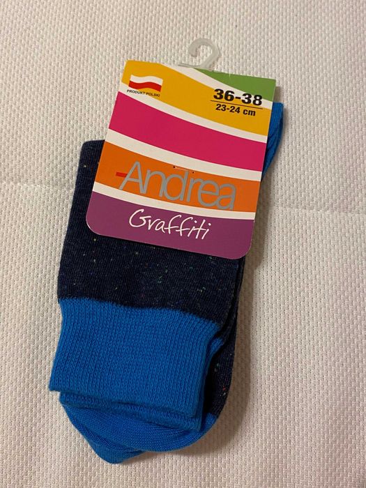 Nowe skarpetki grafitti Andrea 36-38