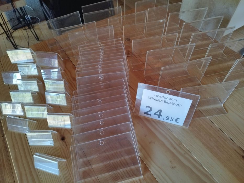 Expositor de preços para lojas multisistema