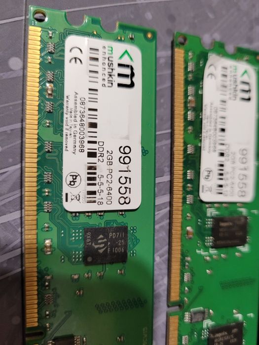 DDR 2 8gb razem 4x2gb dual channel. Adata Mushkin OCZ