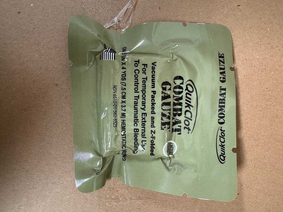 Гемостатичний бинт QuikClot Combat Gauze