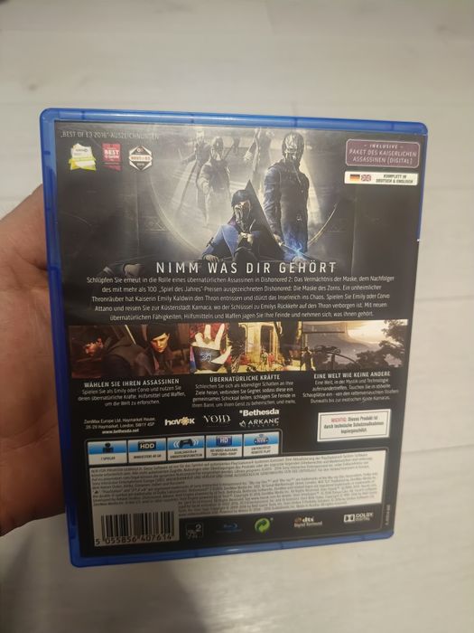 Dishonored 2 ps4 ps5