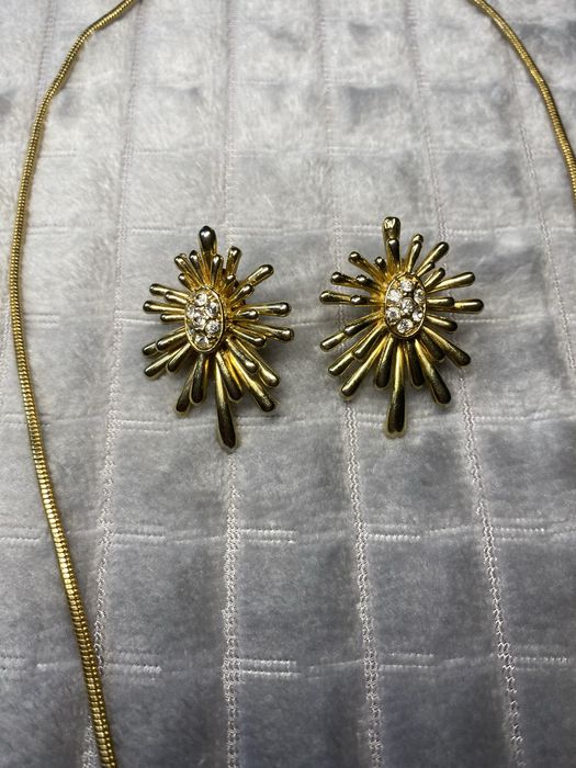 Набір прикрас, набір біжутерії, сережки та підвіска, медичний сплав