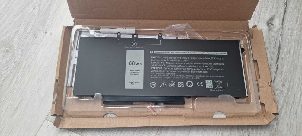 Батарея Dell GJKNX Latitude 5280 5290 5480 5490 5580 5590 Precision 3520 3530 акумулятор 7.6V 68Wh акб для ноутбука аккумулятор дел делл