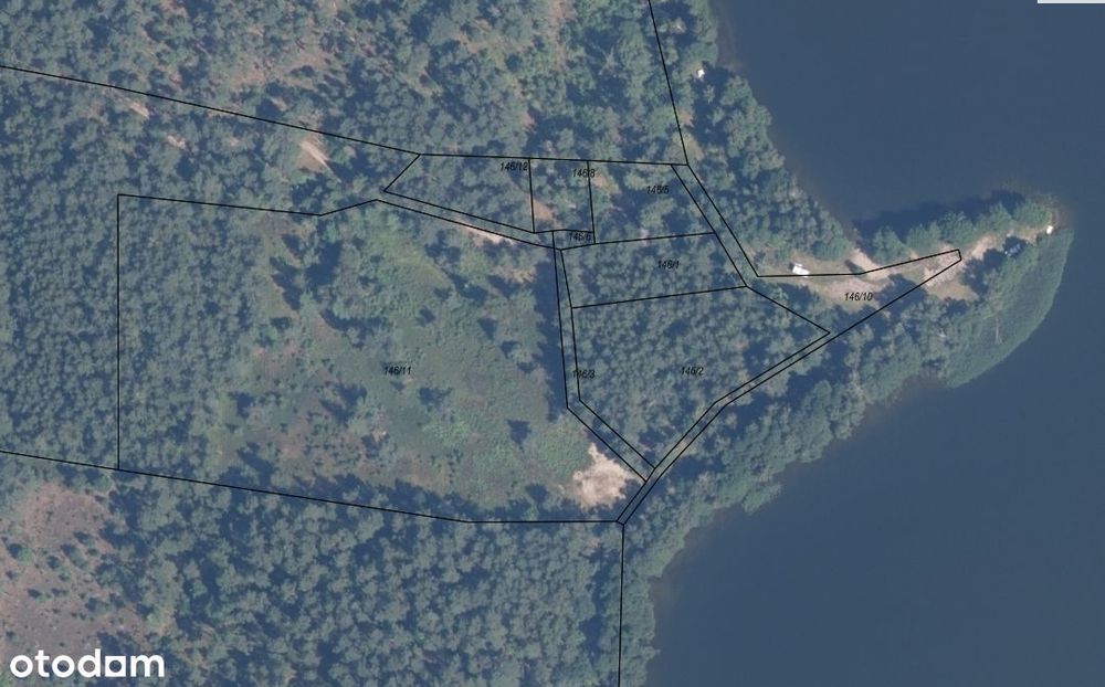 Półwysep, ponad 200m linii brzegowej jezioro Gowidlińskie 17 154 m² - Widok 3