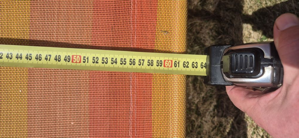 Łóżko polowe plażowe leżak 188 x 62cm lekkie