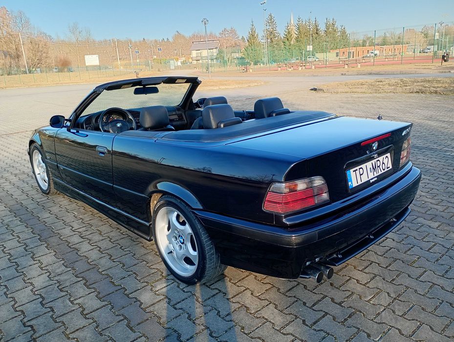 BMW M3 E36 Cabrio 3.2L - zadbane i bezwypadkowe - nowy dach - serwisowana - stan bdb