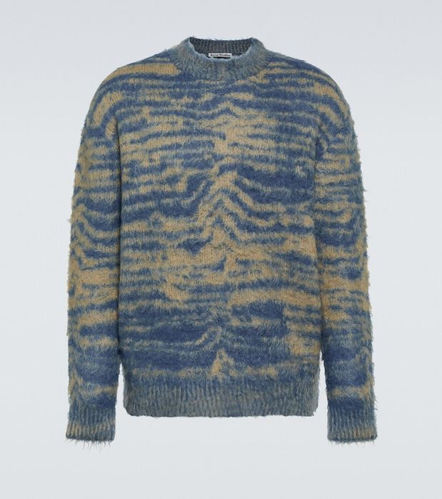Acne Studios Jacquard wool blend sweater світер stone cp diesel