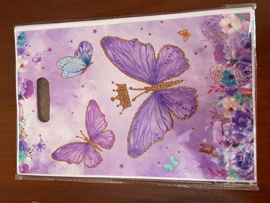 Пакети подарункові метелик 25шт.