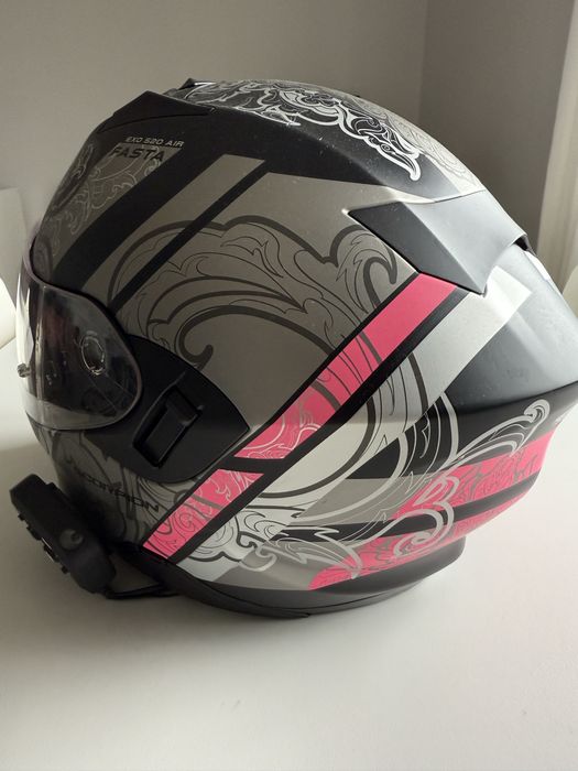 SCORPION Exo-520 Evo Air Fasta Matt Black / Silver / Pink (XS)