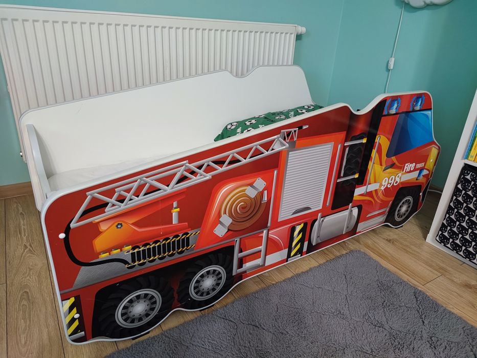 Łóżko dziecięce 140x70 straz pozarna