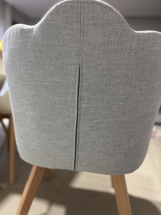 3 cadeiras azul água