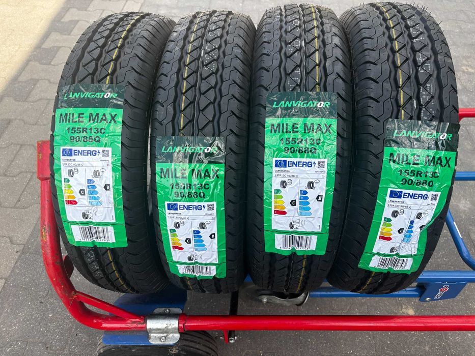Okazja opony 155R13C 90/88Q LANVIGATOR MILE MAX NOWE 2025r. przyczepka