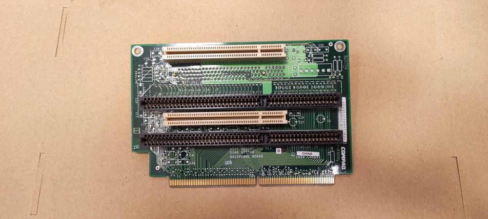 Karta rozszerzeń adapter Riser Compaq PCI, ISA