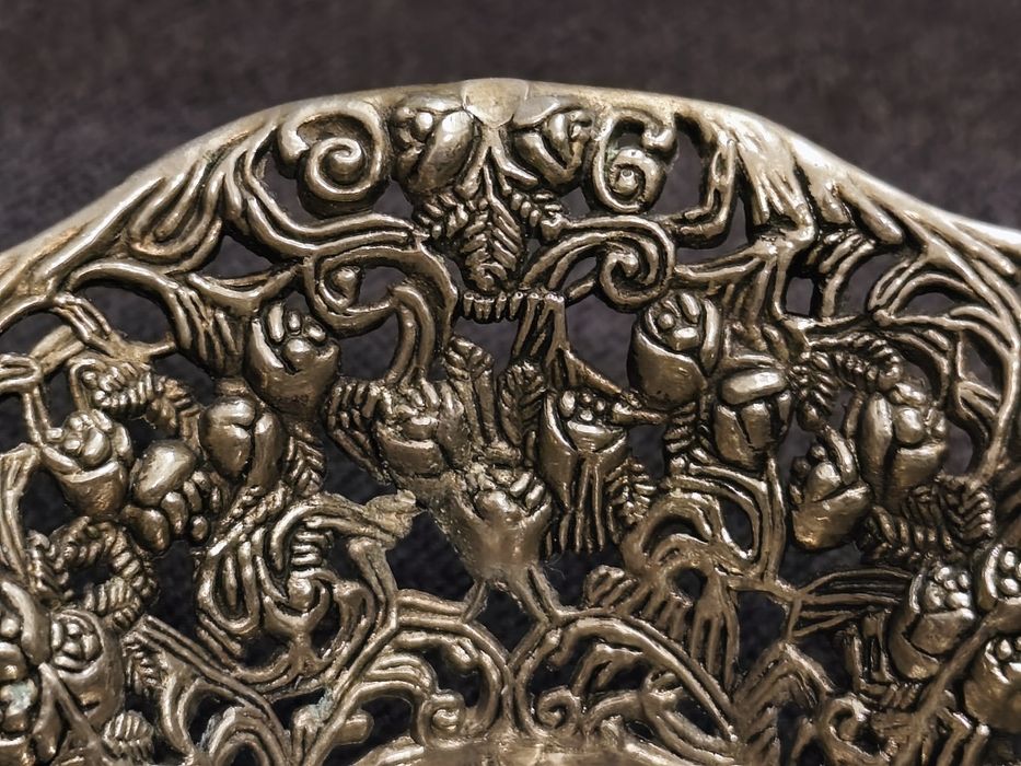 Misa miska patera naczynie ozdobne vintage, pięknie zdobione