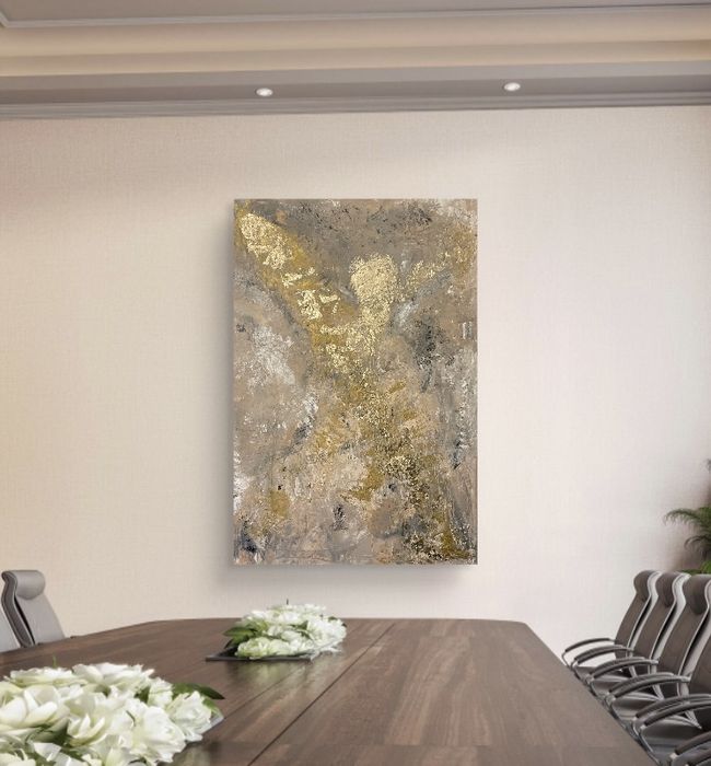 Duży 80x120 obraz 3D abstrakcja „Oleander” Bartosz Chmielak