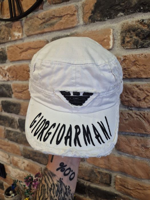 Czapka z daszkiem Giorgio Armani y2k opium vintage