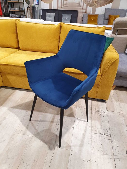 SAMOS Krzesłoi tapicerka granatowa USAMRI81 MC Akcent Promocja