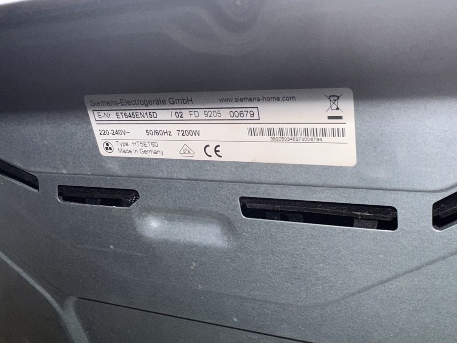 Siemens ET645EN15D Made in Germany. Автономна варильна поверхня. Плита
