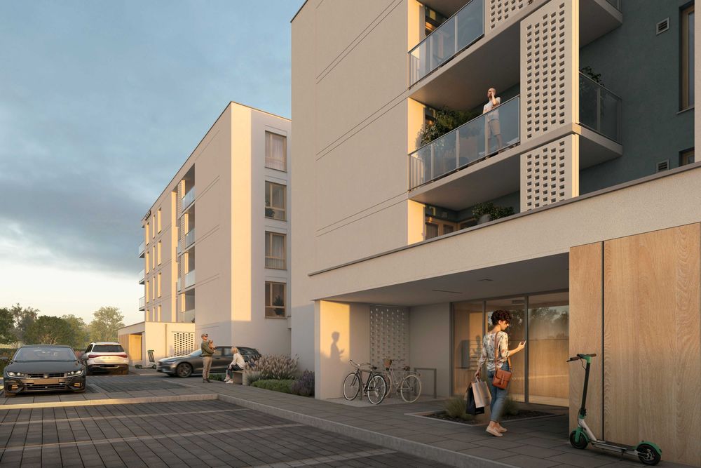 Apartamenty Sonata - 3-pokojowe mieszkanie 64 m2 z balkonem - Szczytno